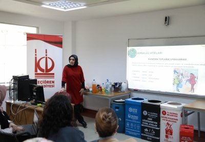 KEÇMEK kurs merkezlerinde sıfır atık bilinci eğitimlerle yaygınlaşıyor