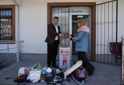 KEÇMEK kursiyerlerinden elektronik atık seferberliği