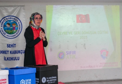 Keçiören Belediyesi’nden öğrencilere sıfır atık eğitimi