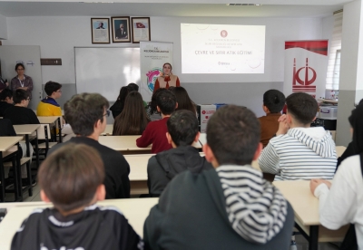 Keçiören Eğitim Merkezlerinde öğrencilere çevre ve sıfır atık eğitimi