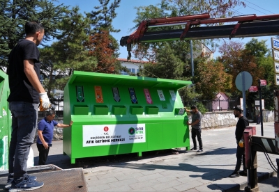 Keçiören’de Mobil Atık Getirme Merkezleri yenileniyor