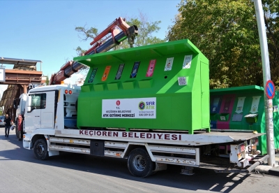 Keçiören’de Mobil Atık Getirme Merkezleri yenileniyor